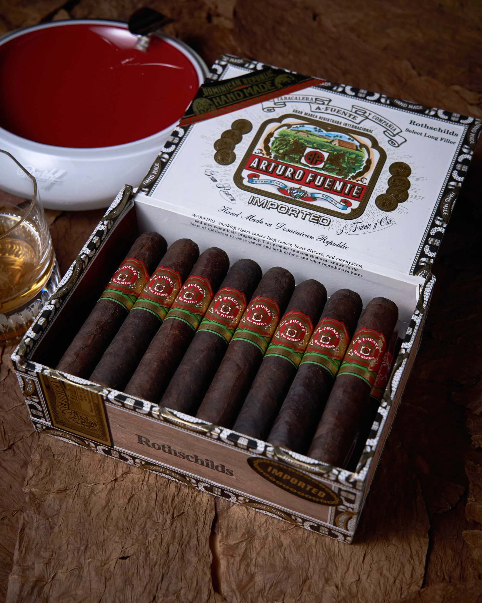 Arturo Fuente Gran Reserva Rothschilds Maduro Robusto Cigar - Rich Aroma, Full-Bodied Strength, Premium Quality, 50-Minute Smoke, Handcrafted Excellence